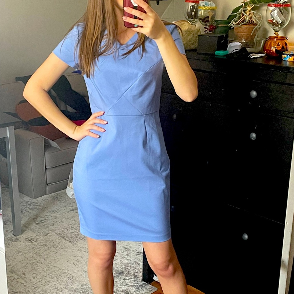 French Connection NEW STRETCH baby blue dress No Tag